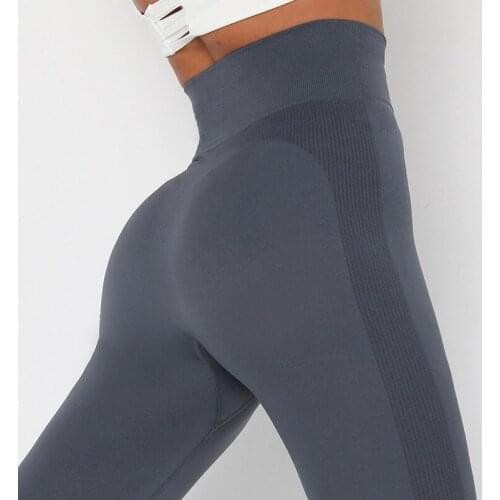 Yoga Pants Women Gym Workout High Waist Seamless Leggings Push Up Running Sports Slim Hip Shaping Fitness Elastic Sportswear