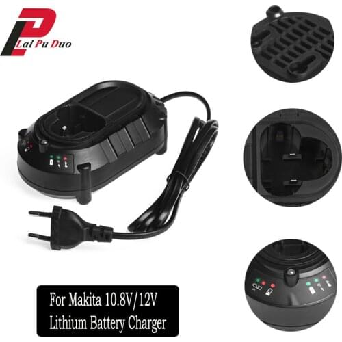 Li-ion Battery Charger For Makita 10.8V 12V BL1013 BL1014 Li-ion Battery DC10WA DC10WB DF030D Electric Drill Screwdriver Tool