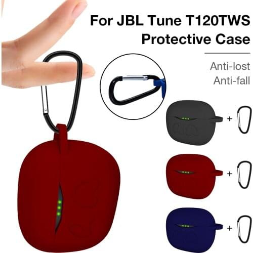 Earphone Protective Sleeve Silicone Protection Case Sturdy Protective Cover For JBL Tune T120TWS Case Wireless Headphone