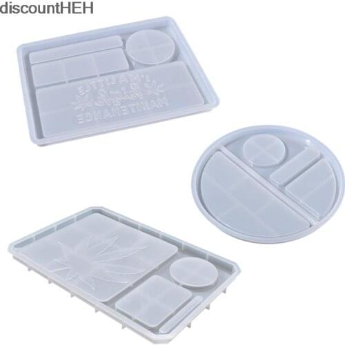 Epoxy Resin Mold Makeup Tray Cosmetic Silicone Molds For Epoxy Resin Storage Holder DIY Decorative Jewelry Box