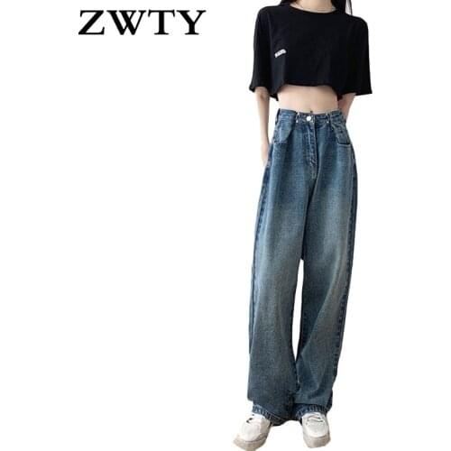 Широкие джинсы ZWTY China At AliExpress