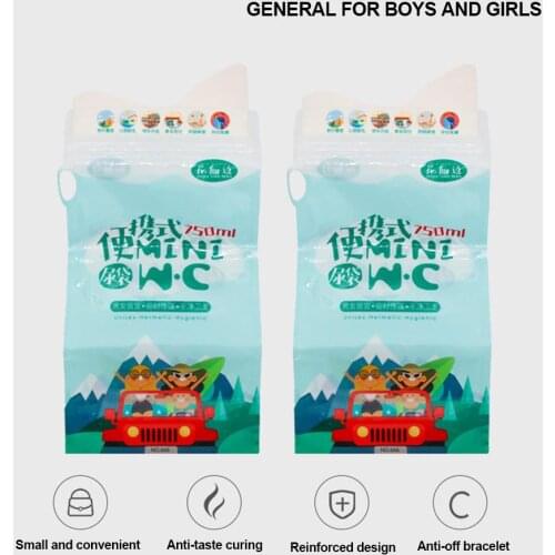 10Pcs 700 ml Emergency Portable Car Urine Bag Vomit Bags Mini Toilet Mobile Toilets Convenient Using Outdoors for Women