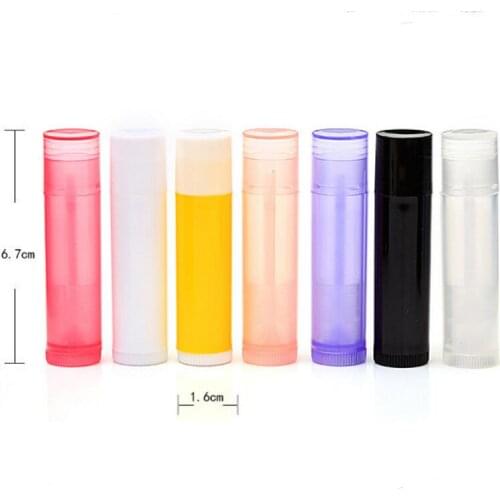 1000 x 5ML DIY Empty Lipstick Bottle Lip Gloss Tube Container With Cap Cosmetic Sample Contain