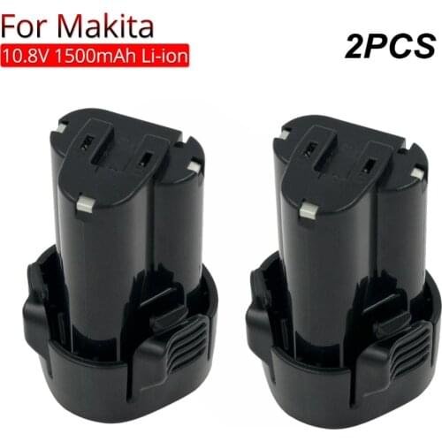 2PCS BL1013 Replacement Battery 1.5Ah Lithium for Makita 10.8V 12V Rechargeable Battery 194550-6 194551-4 Cordless Drills DF330D