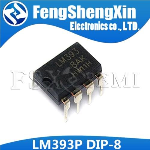 50pcs/lot New LM393P LM393N LM393 DUAL DIFFERENTIAL COMPARATORS DIP-8