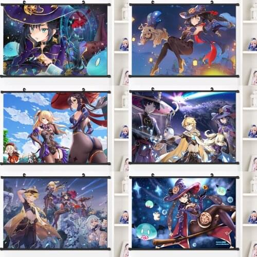 5D Diamond Painting Anime Game Genshin Impact Mosaic Cross Stitch Kits Home Decoration Diamond Embroidery Full Square Round