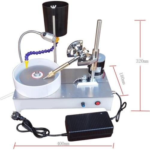 Jewelry Lapidary Faceting Machine Gemstone Grinding Machine Polishing Equipment