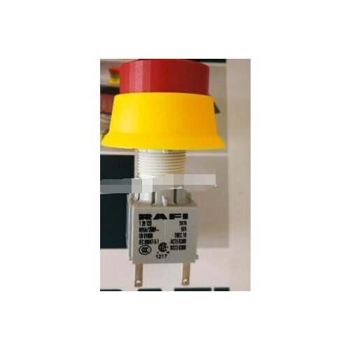Free Shipping 2pcs/LOT RAF 1.30.074.821/0000 16 mushroom head emergency RA FI stop switch button switch controller Emergency