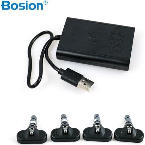 Wireless Tire Pressure Monitor System Car TPMS Auto Security Alarm Systems Tyre Pressure Warning