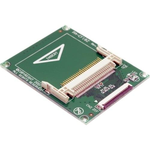 Chenyang 1.8" Compact Flash CF Memory Card to CE ZIF SSD HDD Adapter with 2 Cables