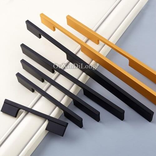 Extra Length 10PCS European Elegant Cabinet Pulls Handles Cupboard Wardrobe Drawer Cabinet Door Handles&Knobs Furniture Hardware