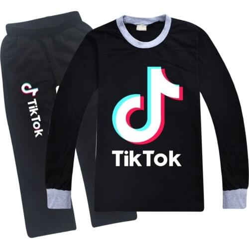 Spring Autumn Teens Kids Girls Clothes Fashion Pullover+Trousers 2pcs Suit Children Clothing For Boys Sportswear Set 5-14Y