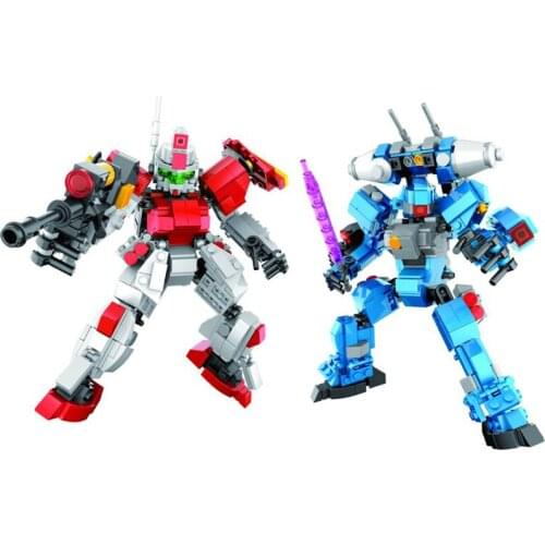 Hot super robot battle building block RGM-79 AKO gundam model assemble bricks toys collection for boys gifts