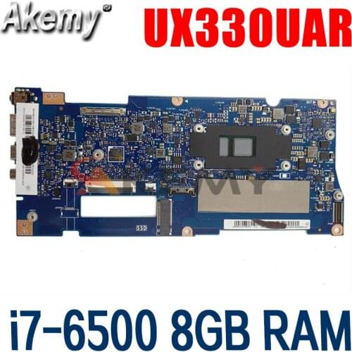 UX330UAR Laptop motherboard For ASUS UX330UAR UX330UA UX330U U3000U notebook Mainboard with I7-6500U CPU 8G RAM tested full 100