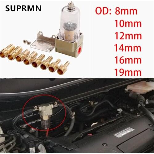 Automobile power fuel-saving tail gas modification, oil and gas separator intake oil, water and exhaust gas filtration