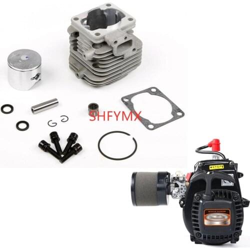 Nitro Engine Cylinder Head Piston Part For 1:5 Remote Control Toy Car Gasoline Motor 29 32 36 45cc Gas Cylinder Accessories