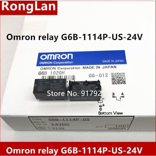 [ZOB] 100% new original OMRON Omron relay G6B-1114P G6B-1114P-US DC24V O 4-pin, brand new and original-20pcs/lot