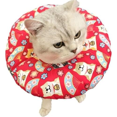 Pet Dog Cat Elizabeth Circle Protective Collar Bath Beauty Waterproof Anti-Biting Anti-Licking Anti-Scratch