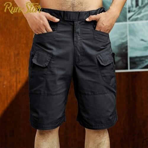 Summer Men Shorts Urban Military Waterproof Cargo Tactical New Shorts Male Outdoor Camo Breathable Quick Dry Pants Casual Shorts