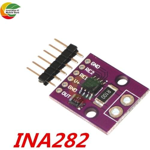 INA282 current shunt monitoring module bidirectional low/high-end voltage output shunt -14V to +80V bidirectional high speed