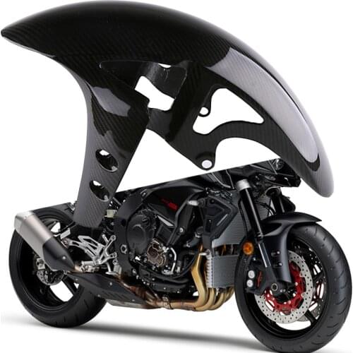 For Yamaha MT10 MT 10 MT-10 2016-2018 YZFR1 2009 2010 -2019 Carbon Fiber Motorcycle Front Fender Splash Mud Dust Guard Mudguard