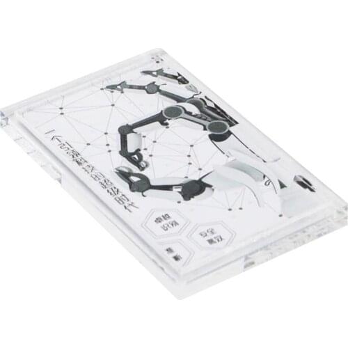 10pcs Acrylic Mobile Cell Phone Price Tag Display Cover Parameters Info Paper Holder Display Rack Desk Sign Holder Picture Frame