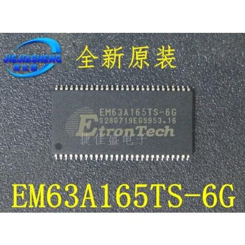 5pieces SDRAM EM63A165TS-6G