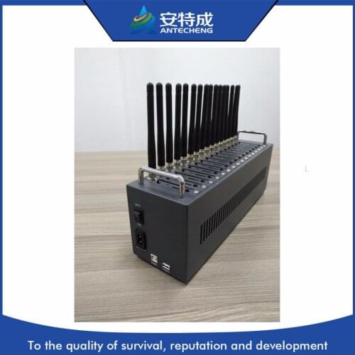 Antecheng factory 16 ports 4G bulk sms modem SIM7600G all over world 4g model