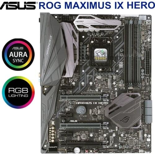 Asus ROG MAXIMUS IX HERO 100% Original Desktop Intel Z270 Z270M DDR4 Motherboard LGA 1151 i7 i5 i3 USB3.0 SATA3 Computer Used