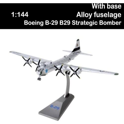 1/144 Boeing B-29 B29 Strategic Bomber WWII Aircraft Airplane Models Adult Children Toys Display Show Adult Airliner Souvenirs