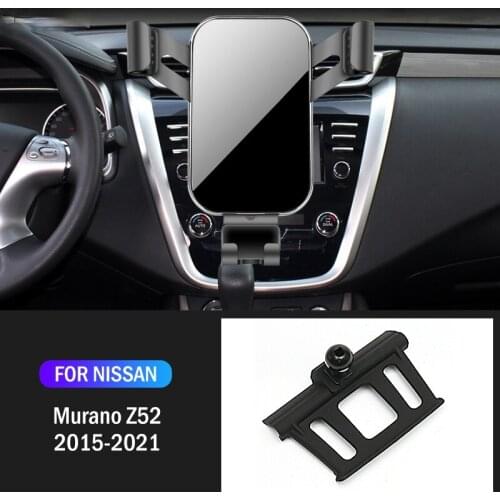 Car Mobile Phone Holder Special Mounts Stand GPS Gravity Navigation Bracket For Nissan Murano Z52 2015-2021 Car Accessories