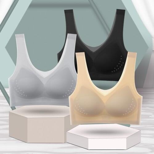 Plus Size Bra Seamless Bras For Women Underwear Backless Bra Top Female Comfort Sleep Latex Bra Ultra Thin Sexy Lingerie 4XL