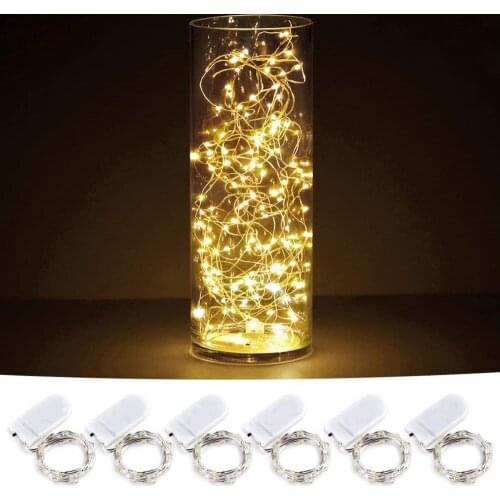 20 Pack Led Fairy Light Garland String Lights Waterproof indoor Lights for DIY Wedding Party Bedroom Patio Christmas Decorations