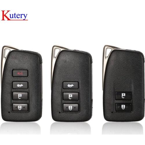 Kutery 2 3 4 Buttons Key Case For LEXUS ES350 IS/ES/GS/NX/RX/GX GS300 GS350 IS250 ES250 NX200 Smart Key Car Remote Key Shell