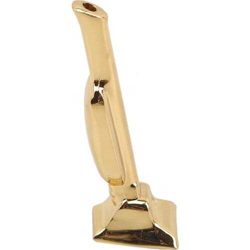 Stainless steel Mini Golden Man trophy pipe Snuff Snorter Sniff Metal Tube smoke Vacuum Sniffer Exquisite cigarette filter