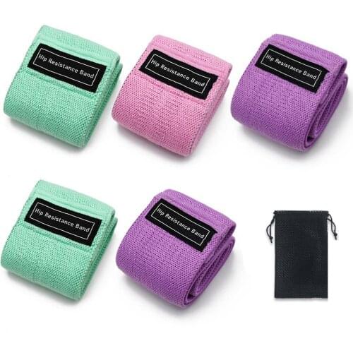 New Durable Hip Circle Band Yoga Anti-slip Gym Fitness Rubber Band Exercises Braided Elastic Band Hip Lifting Resistance Band