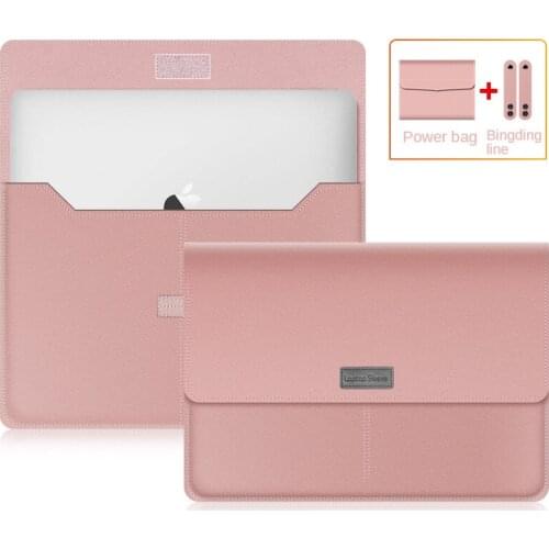 New Laptop Sleeve for Macbook Pro 13 Case 2020 Laptop Computer Waterproof PU Leather Laptop Bag For Macbook Air 13 Case 2020