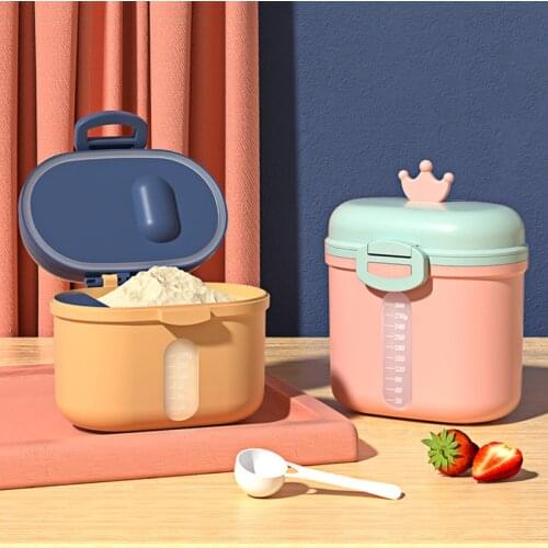 Portable Large-capacity Milk Powder Box BPA Free Formula Dispenser Baby Food Storage Container Snack Cups