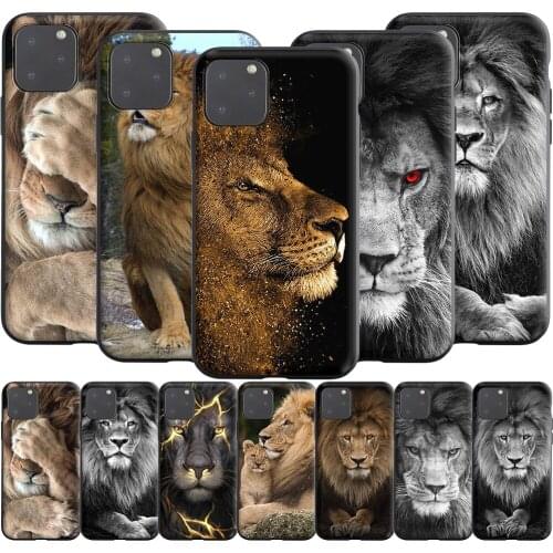 Lion Alpha Male Silicone Case for Realme Narzo 30A GT NEO C3 C25 C21 C20 C17 C15 C12 C11 8 7 7i 6 6i Pro