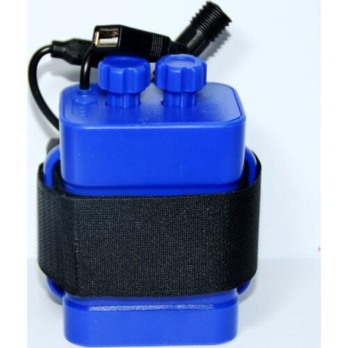 Waterproof Lightweight Plastic 4x 18650 Battery Pack Case House Cover with Strap For Bike Bicycle light Lamp And Mobile Phone