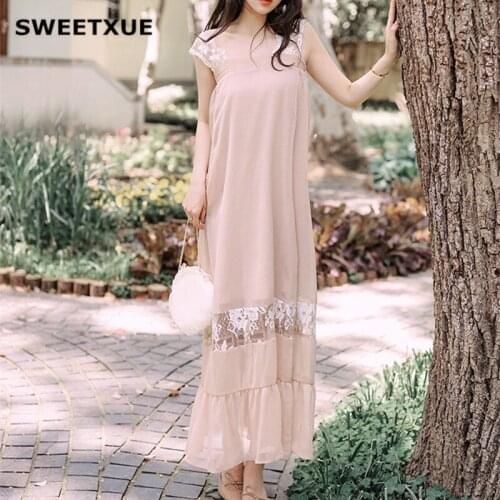 Летние платья в полоску SWEETXUE China At AliExpress