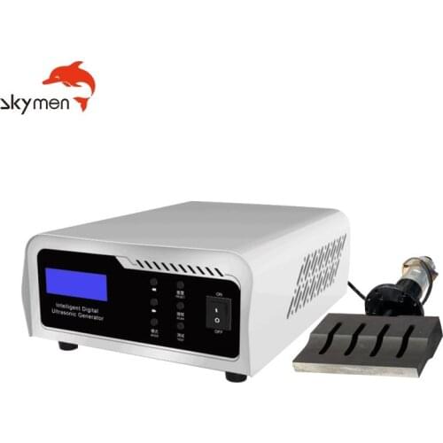 Ultrasonic plastic welder for ABS PVC PP PE material sewing with optional horn size