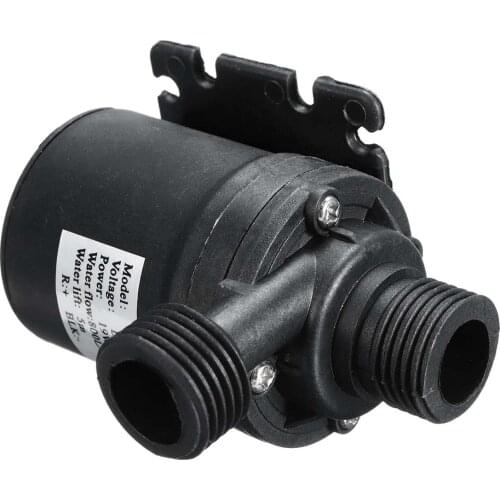 Water Pump DC 12V 5M 800L/H Portable Mini Brushless Motor Ultra-quiet Submersible for Cooling System Fountains Heater