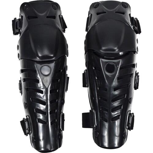 2Pieces Black Windproof Motorcycle Knee Protector Pads Cycling Protective Leg Knee Shin Pads Gear Motorbike Ridng Knee Black