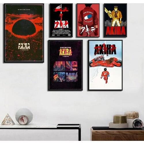 Akira classic Japanese anime movie art painting canvas canvas poster wall home decoration картинынастену