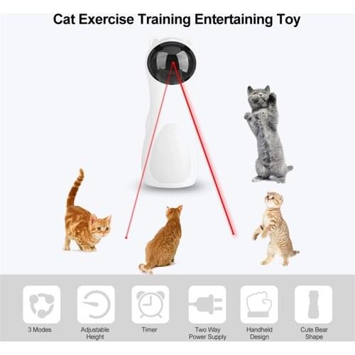 Automatic Cat Toys Interactive Smart Teasing Pet LED Laser Funny Handheld Mode Electronic Pet For All Cats Laser light