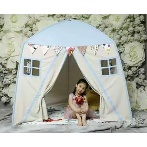 Free Love @New design blue color childre game room kids play house Indian children tents children play tent Kids Teepee