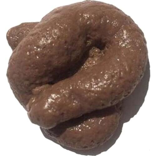 Halloween Party Prank Toys Simulation TPR Slimy Disgusting Fake Excrement Funny Children Spoof False Stool Trick Props