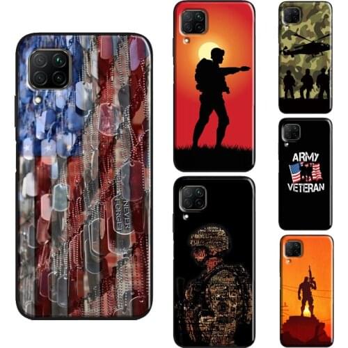 Camo military Army Case For Huawei P30 P20 P40 Pro Mate 10 20 Lite P Smart Z 2019 Nova 5T Honor 8X 9X 8A 10i