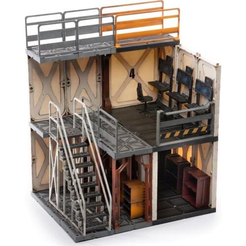 JOYTOY 1/18 Mecha Depot Monitoring Area Model Accessories Collection Model Toy (No Action Figure And Accessories)